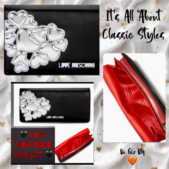 🆕 LOVE MOSCHINO 🆑 New Designer Wallet -No Offers-PriceFirm